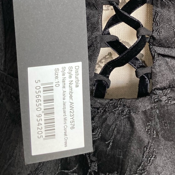 Last Chance sale NWT Disturbia ‘ Aisha ‘ Jacquard Mini Corset Dress - Picture 8 of 11